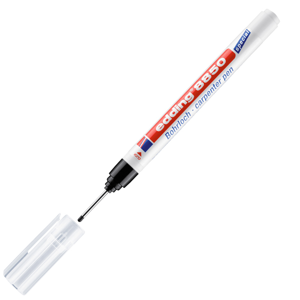  Marcatore per carpentiere 8850 - punta metallo lunga- 1 mm - nero - Edding 