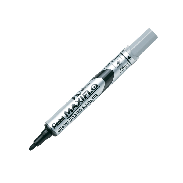  Marcatore per lavagna Maxiflo liquid ink - per lavagna - nero - Pentel 