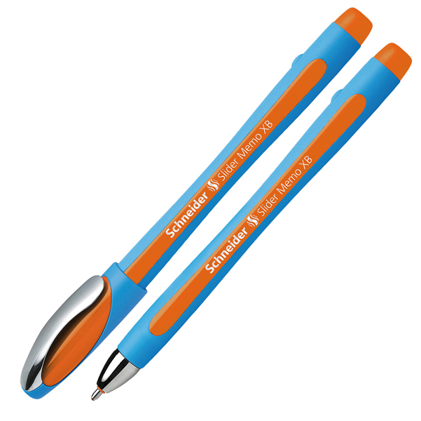 Penna a sfera Slider Memo - punta XB - arancio - Schneider 