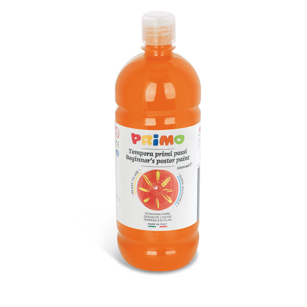  Tempera pronta Primi Passi - 1 L - arancione - Primo 