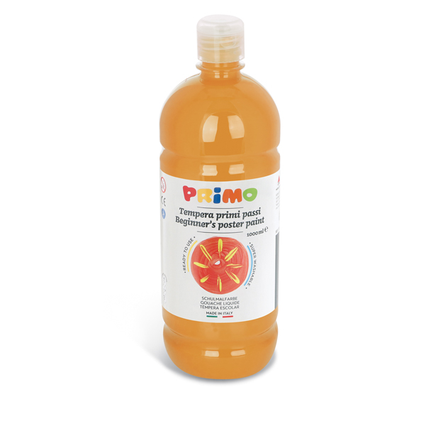  Tempera pronta Primi Passi - 1 L - giallo ocra - Primo 