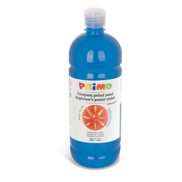  Tempera pronta Primi Passi - 1 L - cyano - Primo 