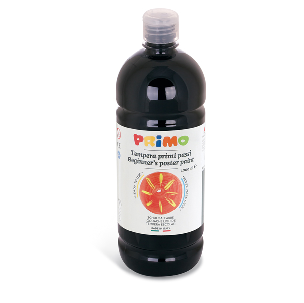  Tempera pronta Primi Passi - 1 L - nero - Primo 