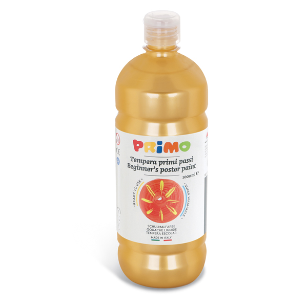  Tempera pronta Primi Passi - 1 L - oro - Primo 