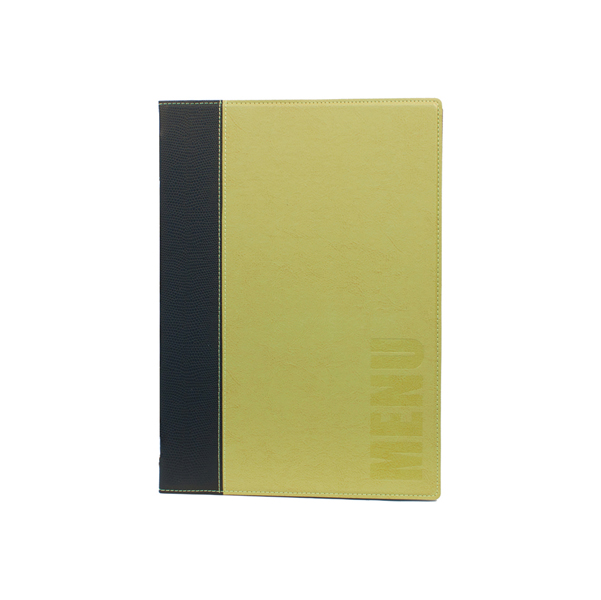  Portamenù Trendy - 1 inserto doppio incluso - A5 - 18 x 25 cm - verde - Securit 