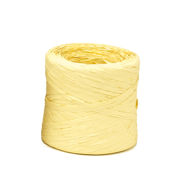  Nastro Raphia Vintage - canarino 61 - 200mt - Bolis 