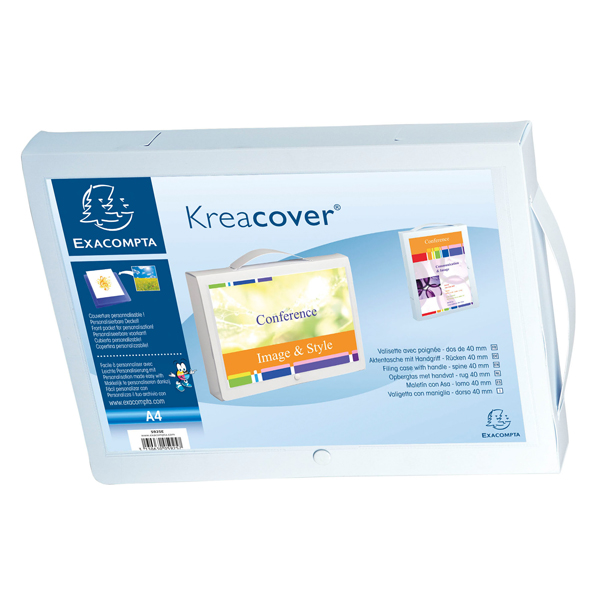  Valigetta Kreacover PPL personalizzabile - 24 x 32 cm - dorso 4 cm - Exacompta 