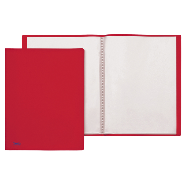  Portalistini Sviluppo - buccia - PP - 22 x 30 cm - 80 buste - rosso - Favorit 