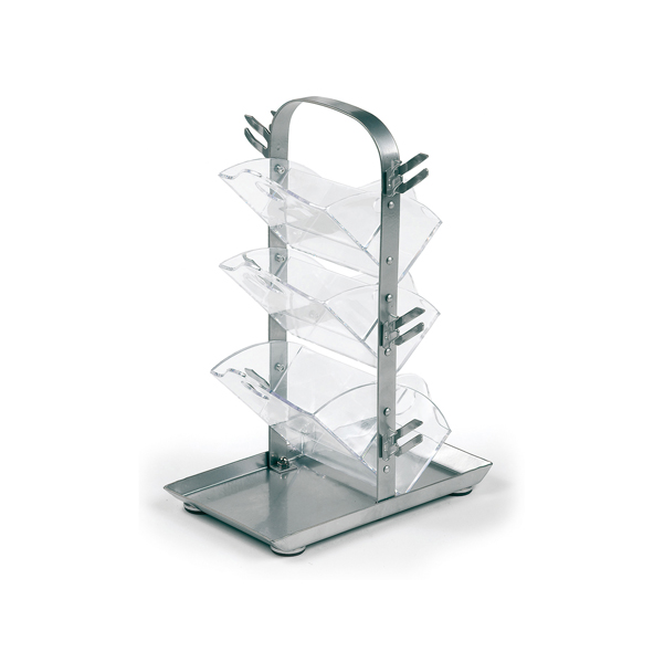  Portatimbri Fishbone - 6+6 posti - silver - Turikan 