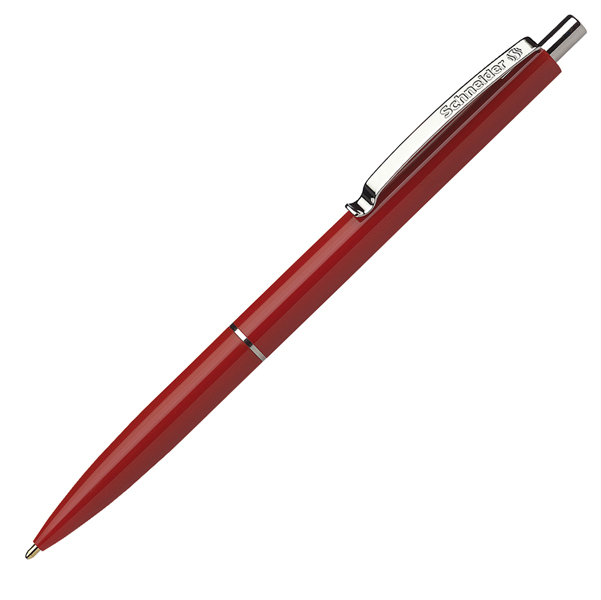  Penna a sfera a scatto K15 - punta media - rosso - Schneider 