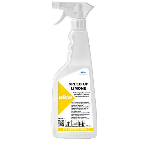  Detergente multiuso Speed Up Limone - Alca - trigger da 750 ml 