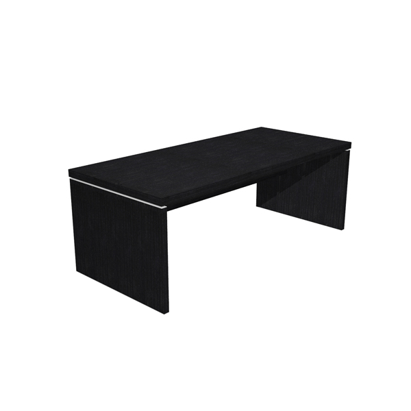  Scrivania direzionale Prestige - 180 x 90 x 74 cm - nero venato 