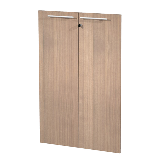  Coppia ante Prestige - per mobile medio - 80 x 115,4 cm - spessore 18 mm - melaminico - ciliegio arabis 