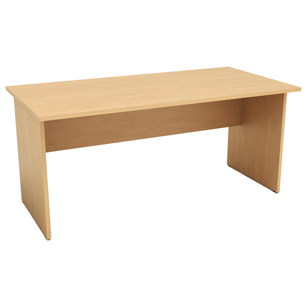  Scrivania Easy - lineare - 160 x 80 x 72 cm - faggio 