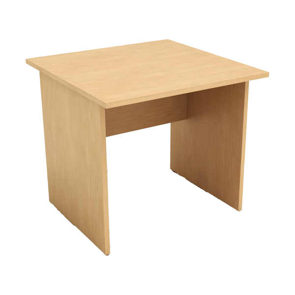  Scrivania Easy - lineare - 80 x 80 x 72 cm - faggio 