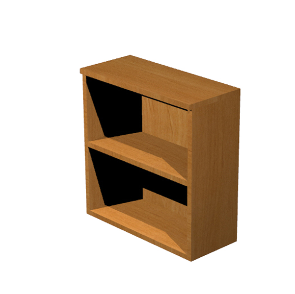  Mobile Easy - basso a giorno - 80 x 35 x 72 cm - noce chiaro 