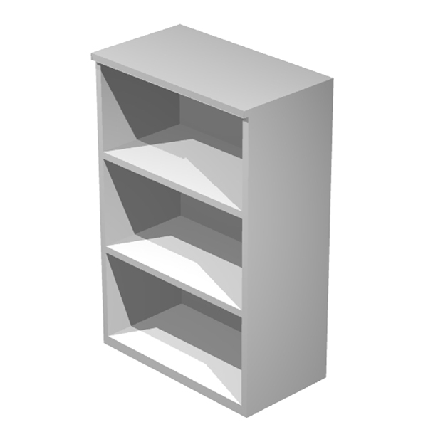  Mobile Easy - medio a giorno - 80 x 35 x 120 cm - grigio 