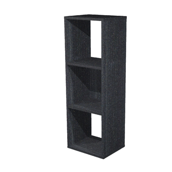  Libreria casellario Rainbow - 3 caselle - 35,9 x 29,2 x 103,9 cm - nero venato 