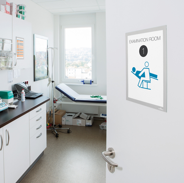  Cornice magnetica Duraframe - A4 - 21 x 29,7 cm - bianco - Durable 