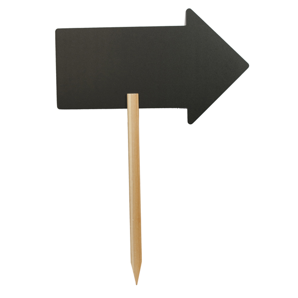  Silhouette Board Sticks - forma freccia - 67 x 49,2 cm - nero - Securit 