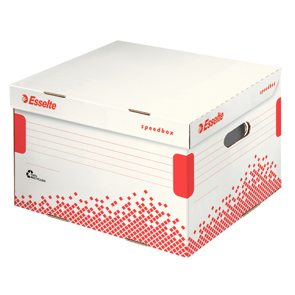  Scatola container Speedbox - Large - 36,4 x 43,3cm - dorso 26,3 cm - Esselte 