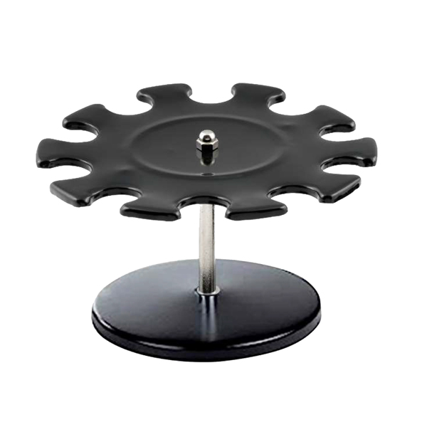  Portatimbri circolare - 10 posti - nero - metallo - Koala 