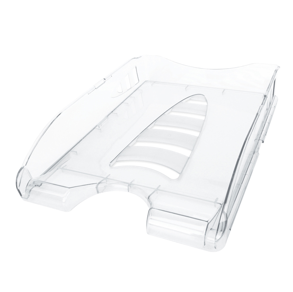  Vaschetta portacorrispondenza Sunrise - 33,5 x 25,4 x 7 cm - cristallo trasparente - Arda 