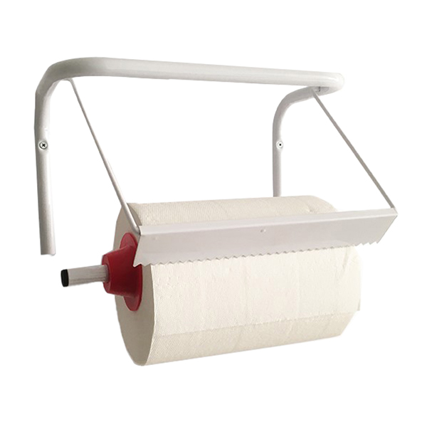  Porta bobina asciugatutto da muro - metallo - bianco - PerfettoFactory 