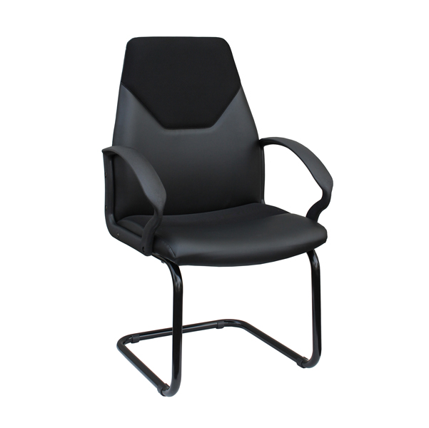  Seduta visitatore Guru GRV - con braccioli inclusi - nero - Unisit 