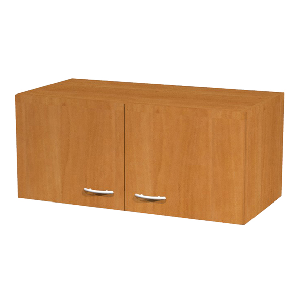  Sopralzo per armadi modulari - a 2 ante - 90 x 45,8 x 40 cm - noce chiaro 