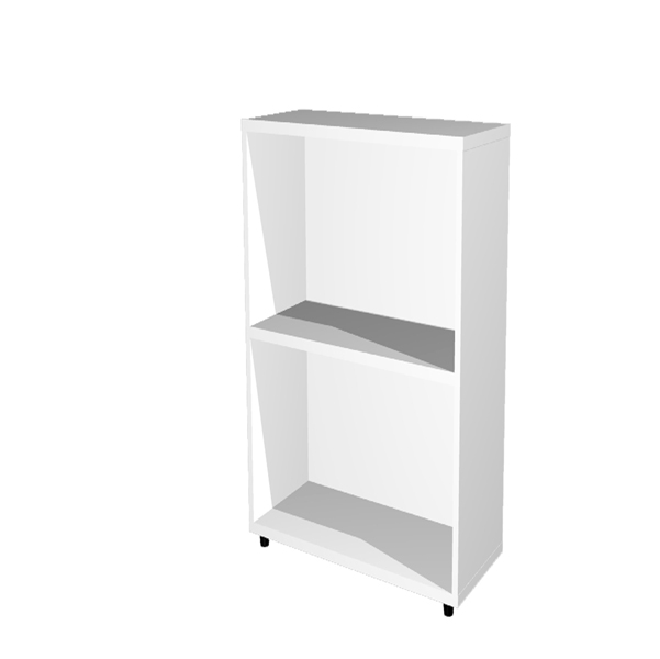  Libreria modulare bassa - a giorno - 40 x 32 x 81,5 cm - bianco 