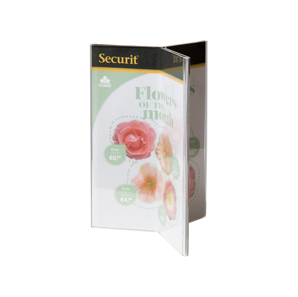  Display Portamenù a Y - 10,5 x 14,8 cm (A6) - Securit 