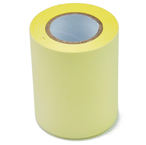  Rotolo ricarica carta autoadesiva - giallo pastello - 59mm x 10mt - per Memoidea Tape Dispenser - Iternet 