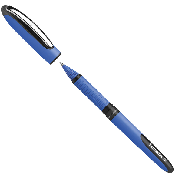  Roller One Hybrid C con cappuccio - tratto 0,3mm - nero - Schneider 