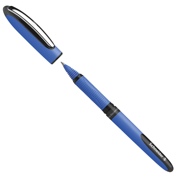  Roller One Hybrid C con cappuccio - tratto 0,5mm - nero - Schneider 