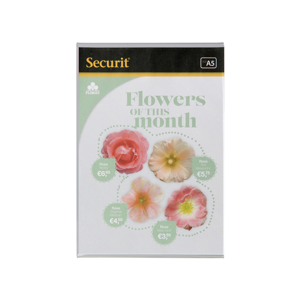  Display Portamenù a L - 14,8 x 21 cm (A5) - Securit 