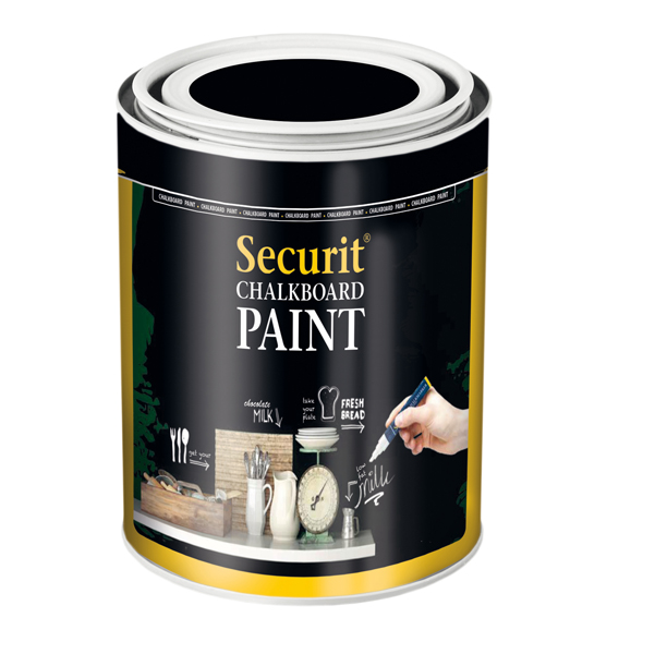  Pittura Lavagna - nero - 250 ml (5 mq) - Securit 