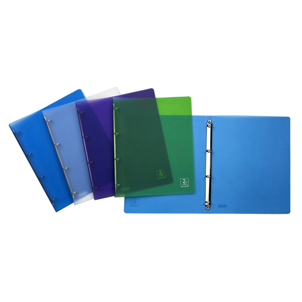  Raccoglitore 2ndLife - 22 x 30 cm - 4 anelli tondi 15 mm - dorso 2,5 cm - mix 4 colori - Favorit 