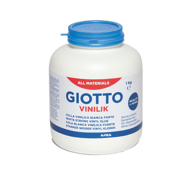  Colla vinilica Vinilik - barattolo 1 kg - bianco - Giotto 