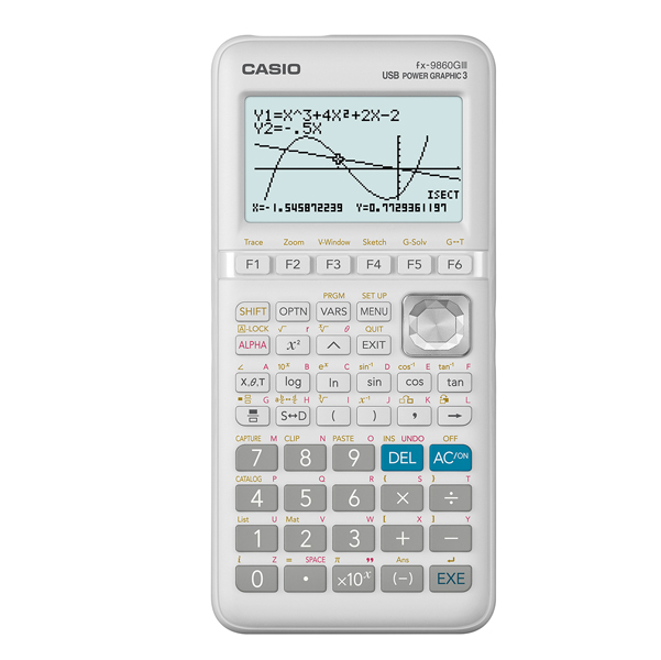  Calcolatrice scientifica grafica FX-9860GIII - 900 funzioni - bianco - Casio 