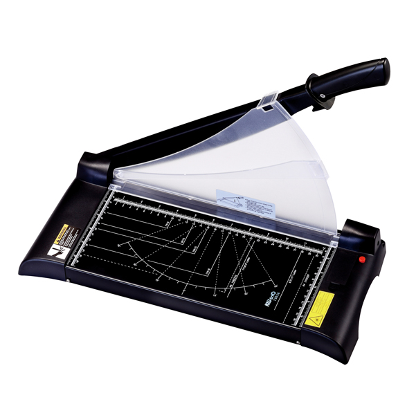  Taglierina a leva 3038 - con blocca lama - 55,8 x 21,3 x 21,2 cm - 315 mm (A4) - 10 fogli - nero - Titanium 