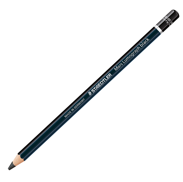  Matita di grafite tipo carboncino Mars Lumograph Black - gradazione 2B - Staedtler 