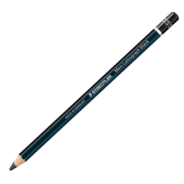  Matita di grafite tipo carboncino Mars Lumograph Black - gradazione 6B - Staedtler 