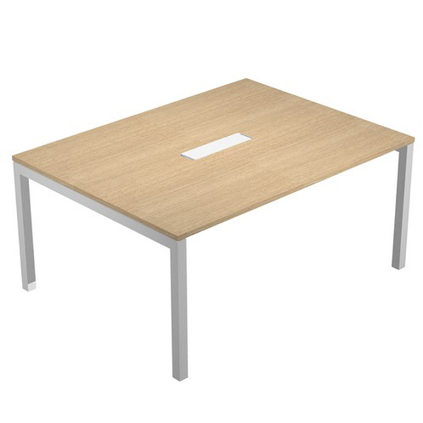  Tavolo riunioni Agorà - 6 posti - 160 x 120 x 72,5 cm - rovere 