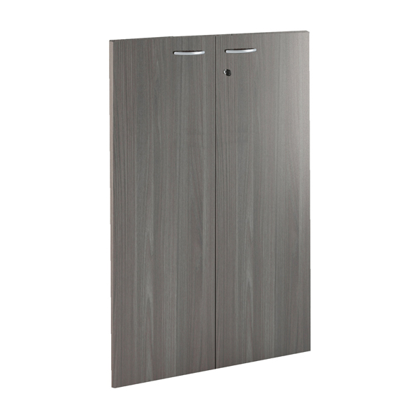  Coppia ante Easy - per mobile contenitore medio - 80 x 115 cm - spessore 18 mm - melaminico - frassino toscano 