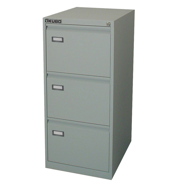 Classificatore Kubo - per cartelle sospese - 3 cassetti - 46 x 62 x 101 cm - grigio - Bertesi 