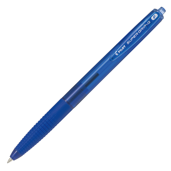  Penna a scatto Supergrip G - punta 0,7mm - blu - Pilot 