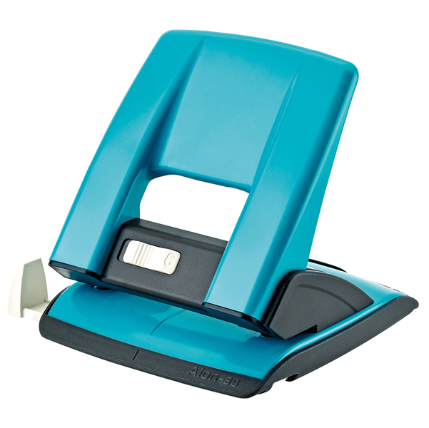  Perforatore - passo 8 cm - max 30 fogli - 2 fori - turchese - Kartia 