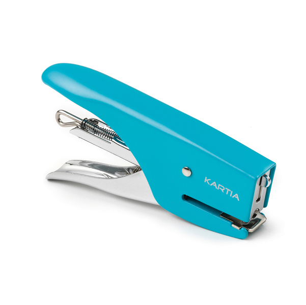  Blister Mini cucitrice M013 + punti passo 10 - turchese - Kartia 