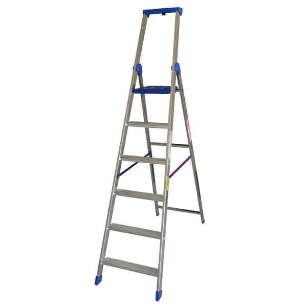  Scala professionale Climb Evolution - 6 gradini - alluminio - Marchetti 